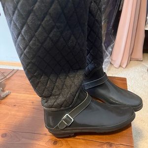 Sperry top-sider quilted waterproof boots size 10 grey